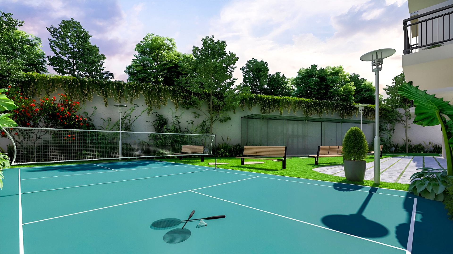 tennis court